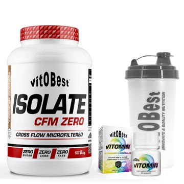 Isolate-CFM-Zero-2kg-+--Vitomin-30-Caps-+-Shaker-Vitobest