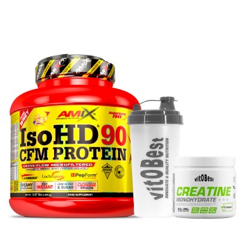 ISO-HD-90-Amix-1800g-+-Creatina-Creapure-VitoBest-200g-+-Shaker